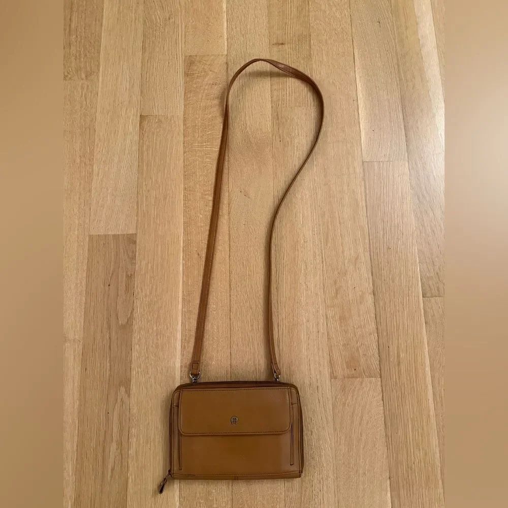 Tan Leather Crossbody Bag